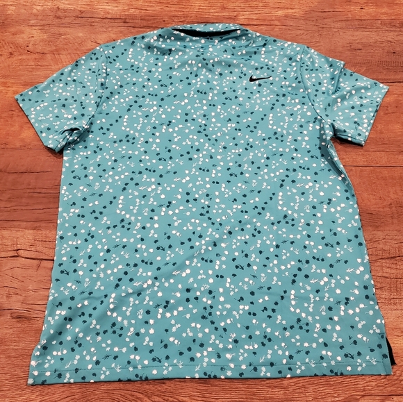 NIKE DRI-FIT TOUR FLORAL CONFETTI GOLF SHIRT MENS - Picture 2 of 3